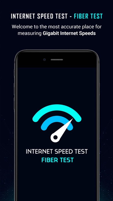 Internet Speed Test –FiberTest Screenshot