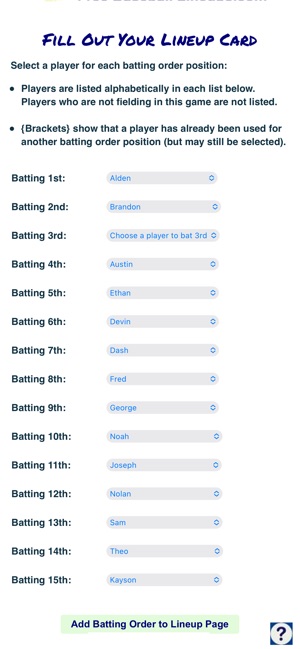 Baseball Fielding Rotation App - Apps on Google Play