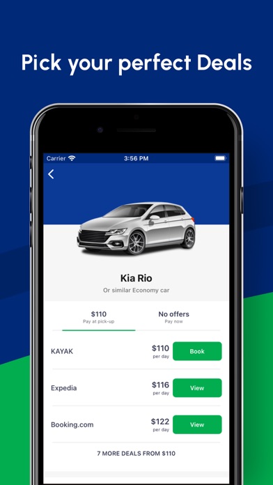 Car Hire・Rental Car Booking Screenshot