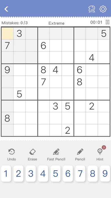 Screenshot #1 pour Sudoku - Sudoku classique