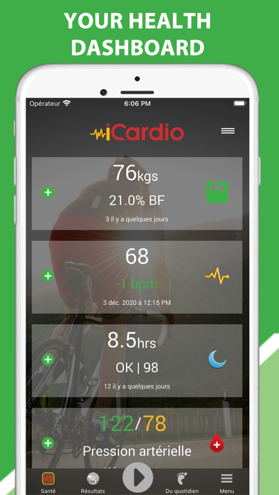 iCardio Workout Tracker Screenshot