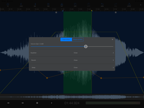 EZAudioCut(MT)-Audio Editor iPad app afbeelding 7