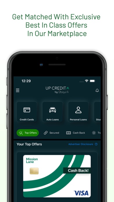 Up Credit - Personal Finance Screenshot