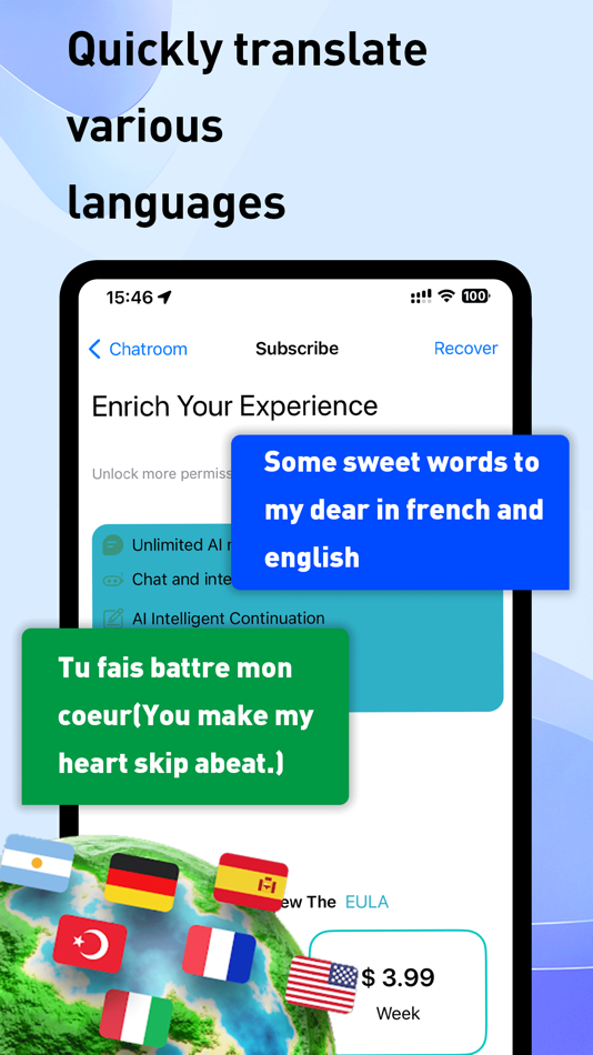 #4. Chat AI - Chat 4.0 (iOS) By: Royalforce Media Inc