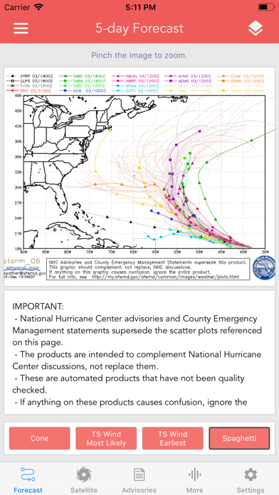 National Hurricane Center Data screenshot 4