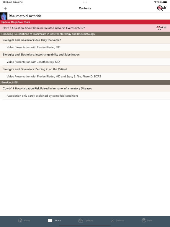 Screenshot #6 pour Rheumatoid Arthritis [RA]