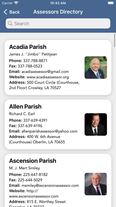 LA Assessors’ Association Screenshot