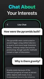 lisa chat: ai bot assistant iphone screenshot 3