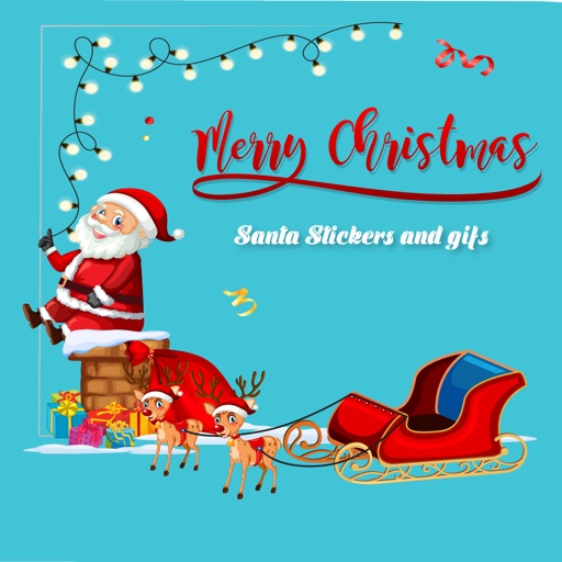 Santa Animated Stickers 2023