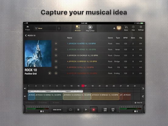 X Drummer: Songwriting Tool iPad app afbeelding 3