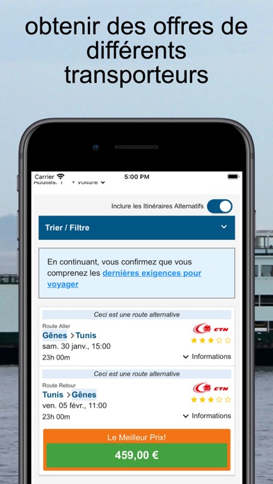 Screenshot #2 pour Ferry Croisière Billet