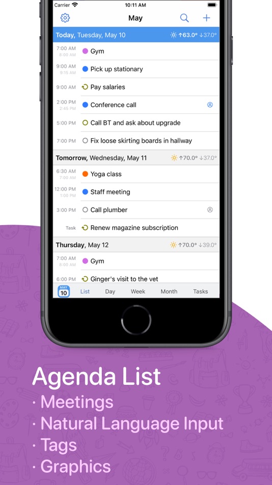 #4. BusyCal: Calendar & Tasks (iOS) 由: Busy Apps FZE