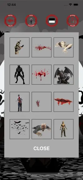 Game screenshot Zombies - photo stickers apk
