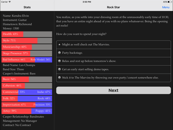 Screenshot #6 pour Choice of the Rock Star