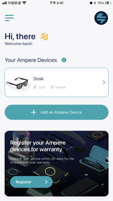 Ampere Tech Screenshot