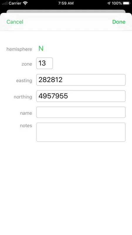 Coordinates screenshot 6 of 6