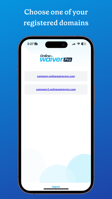 Online Waiver Pro Screenshot