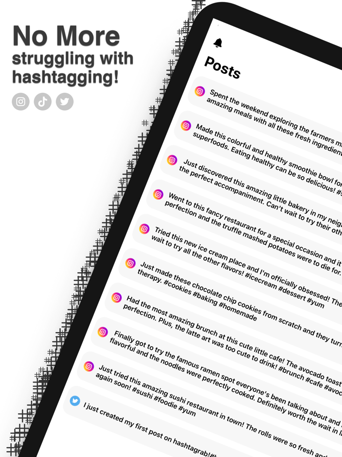 hashtagrab - hashtag generator