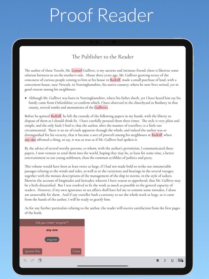 Narrative Novel Writing App