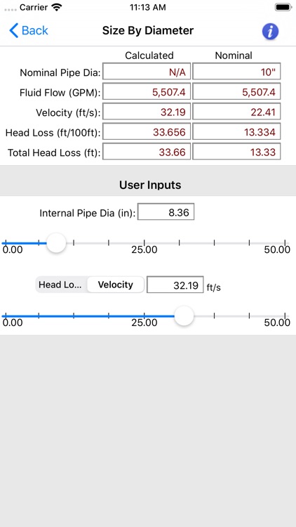 HVAC Pipe Sizer - Liquid screenshot-7
