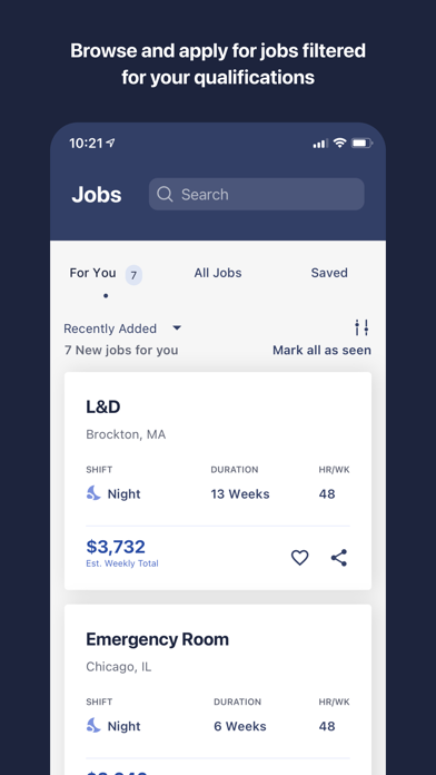 Fastaff Travel Nursing Screenshot