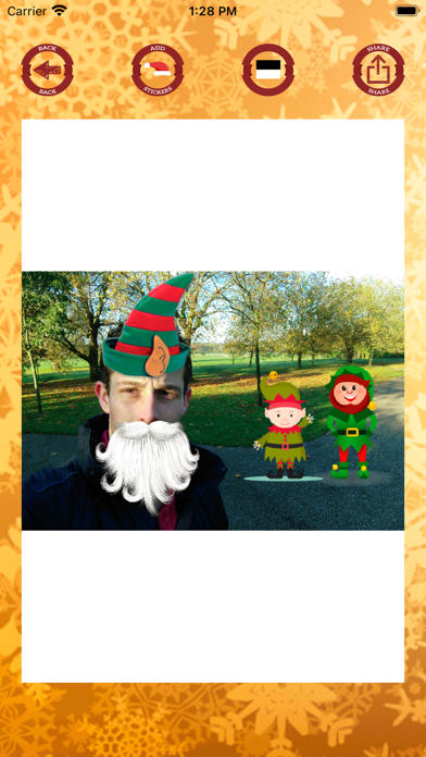 Christmas - photo stickers Screenshot
