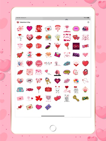 Cute Valentine's Day Stickers!のおすすめ画像2