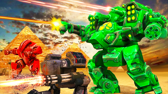 MegaBot Robot Car Transform 3D