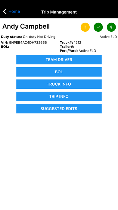 TruckingOffice ELD Screenshot