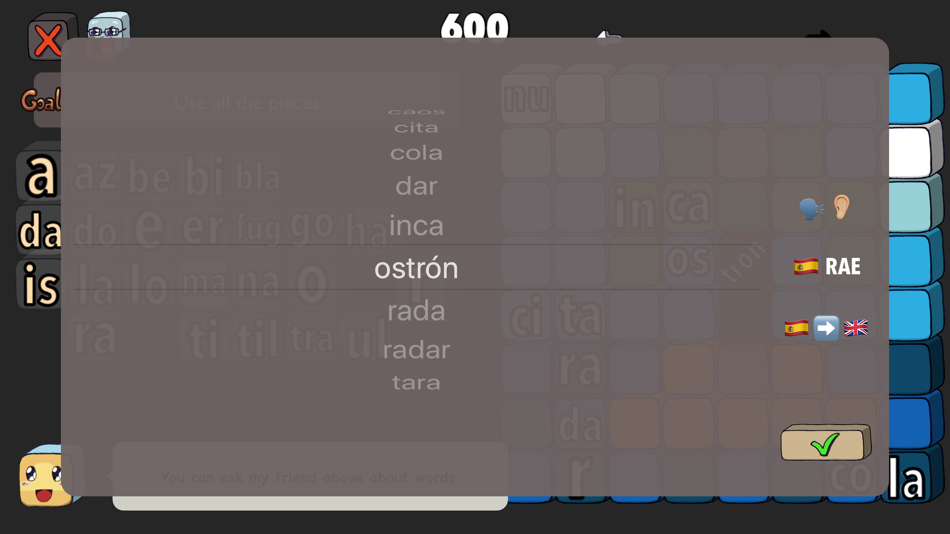 #6. Silabitas (iOS) 由: David Gavilan