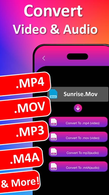 Video Converter MP4 MP3 MOV