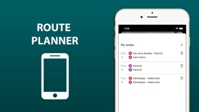 Public transport map Barcelona screenshot