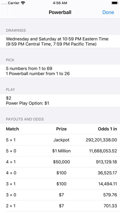 Lotto Results - Lottery in US Screenshot 4 - AppWisp.com Lotto Results - Lottery in US Screenshot 4 - AppWisp.com