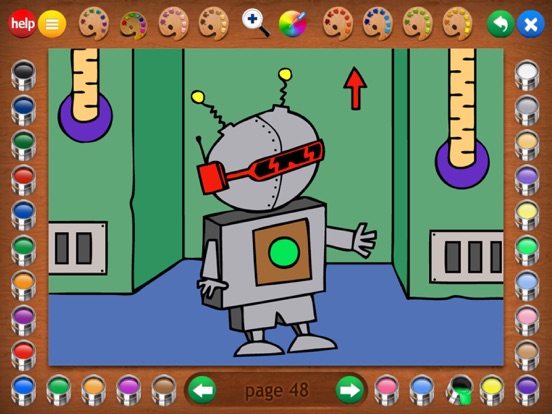 Screenshot #4 pour Coloring Robots