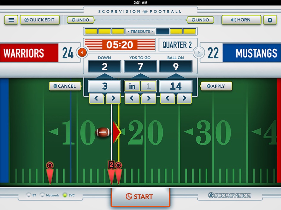ScoreVision Football - 7.8 - (iOS)