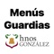 Menús Guardias es una app que permite consultar el menú del día en los centros de trabajo donde Restauración y Catering Hermanos González presta servicio en centros sanitarios donde se realizan Guardias