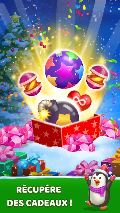 Screenshot #3 pour Jeux de Noel Match 3