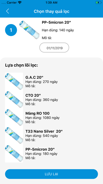 AquaCares Quản lý máy lọc nước Screenshot