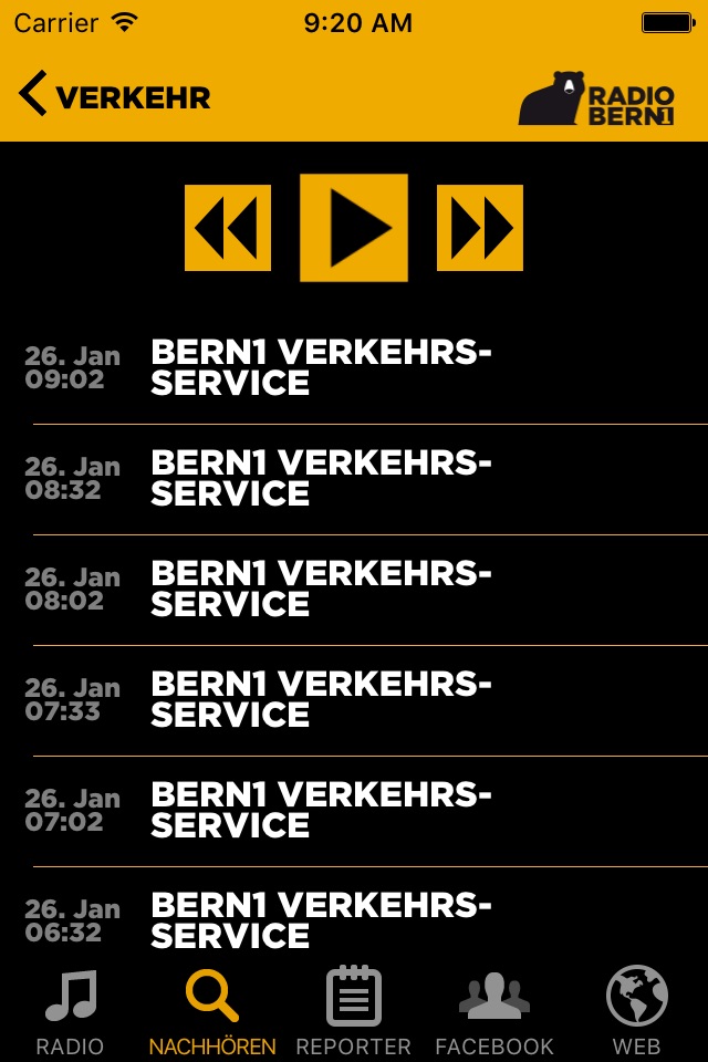 RADIO BERN1 screenshot 4