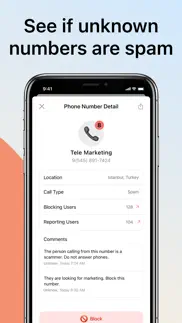 call blocker: scam spam lookup iphone screenshot 3