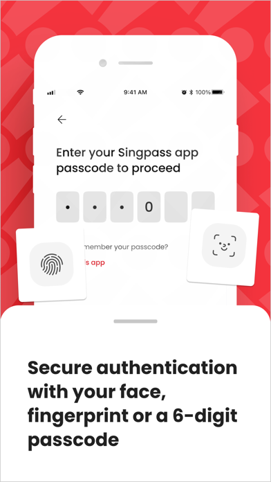 Singpass Screenshot