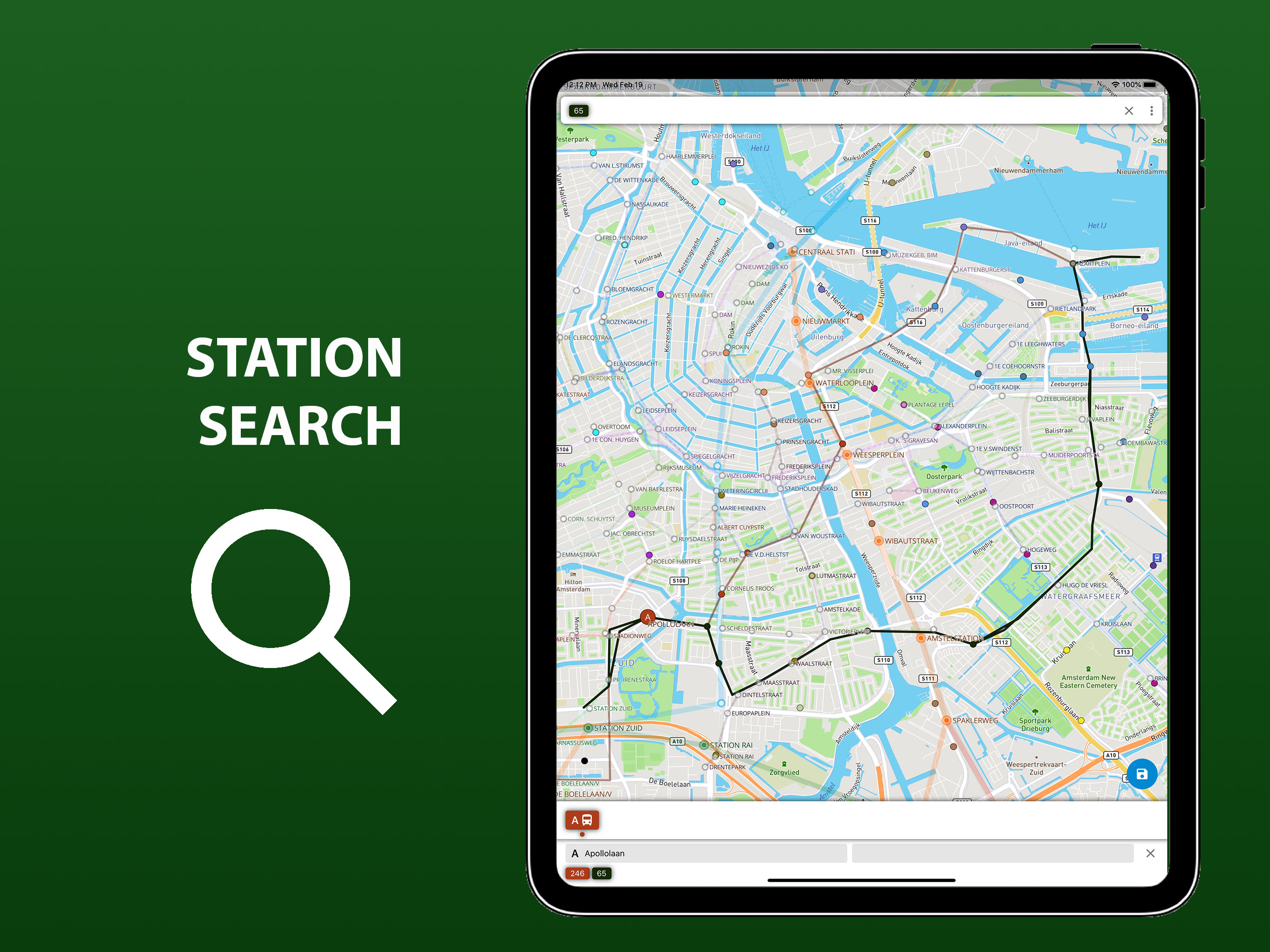 City Transport Map Amsterdam