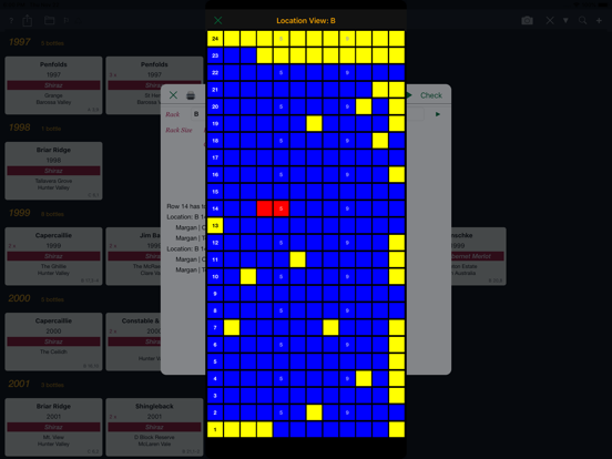 Personal Wine Cellar Database iPad screenshot 8 - Food & Drink app