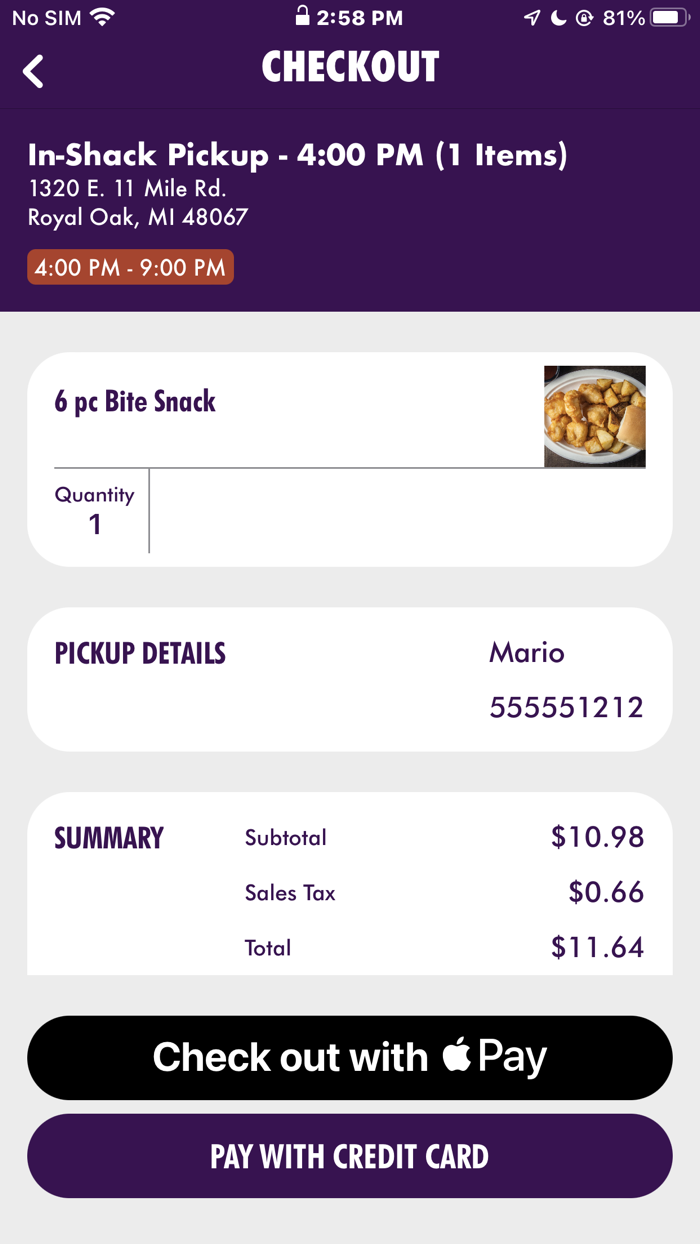 Sobeck’s Chicken Shack