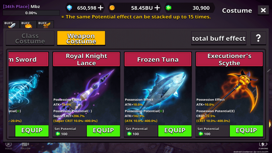 #7. Dungeon Knight (iOS) 게시자: GA Studio Inc.