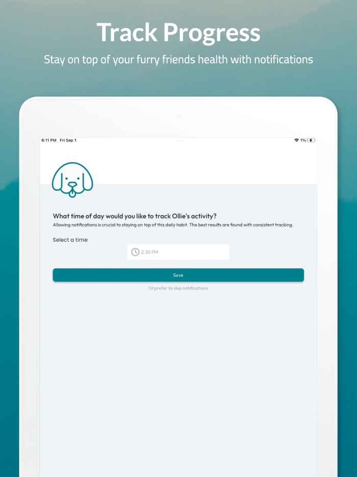 Ollie Pet Health Tracker