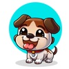 Happy Cute Puppy Stickers icon