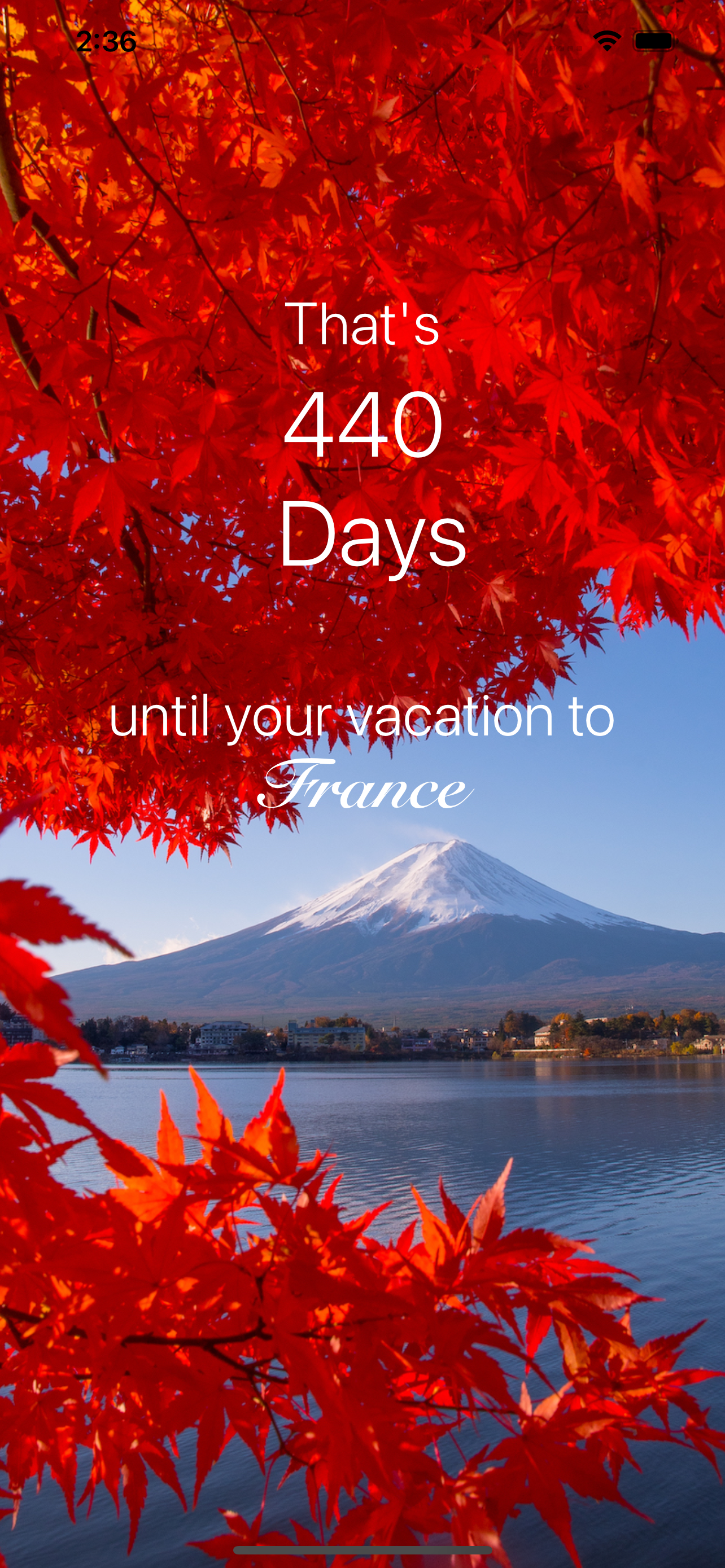 Vacation Countdown ·