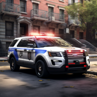 Police Car Convoy Simulator