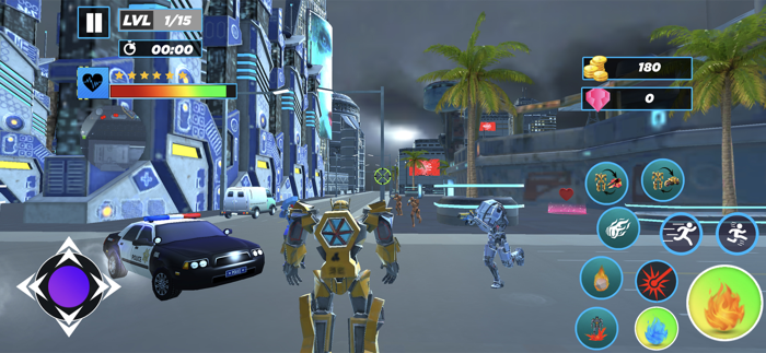 Flying Robot Transformation